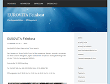 Tablet Screenshot of eurovita-feinkost.de